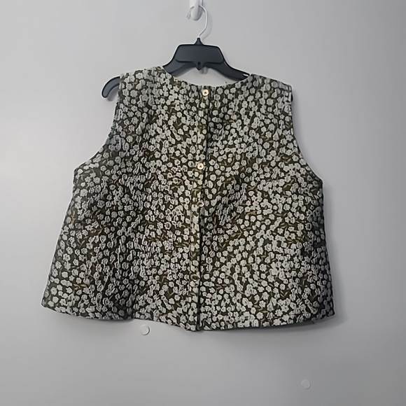 BURU  Woven Le V Mod Top Olive - Picture 6 of 8